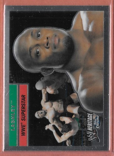 2006 TOPPS WWE HERITAGE CHROME #37 BOBBY "ALMIGHTY" LASHLEY RC - NM/Mint