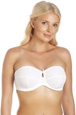 Camille White Multiway Strapless Bra with Optional Straps - 5 Ways to Wear