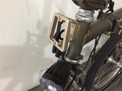 Brompton Metallic Front Carrier Block (H&H) - Foto 6 di 8