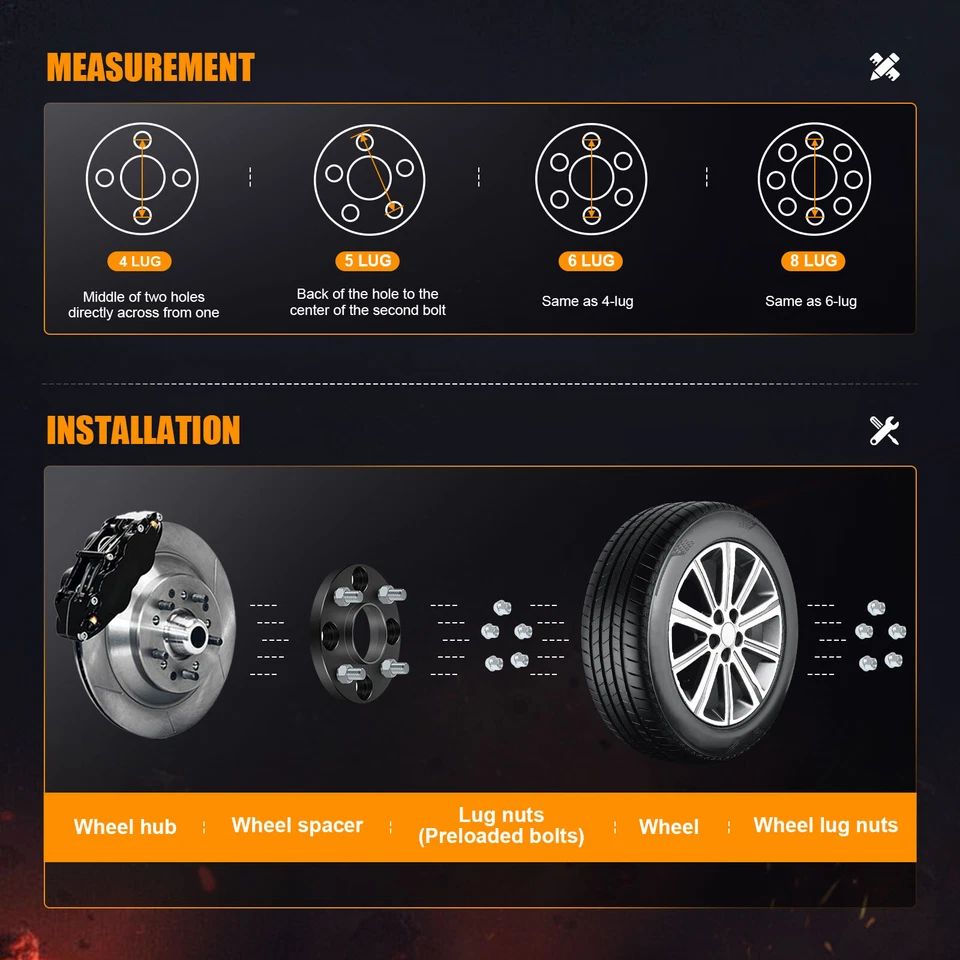 2 pcs 15mm 4x114.3 12x1.25 10.9 studs For Nissan Altima Sentra wheel spacers - Image 3 of 4