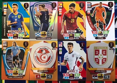 Panini Adrenalyn XL WORLD CUP QATAR 2022 BASE CARD #235 - #495
