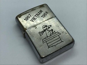 Used Zippo 1967 Viet Nam Vietnam Snoopy Mirror Plating Japan Super Cool Rare Ebay