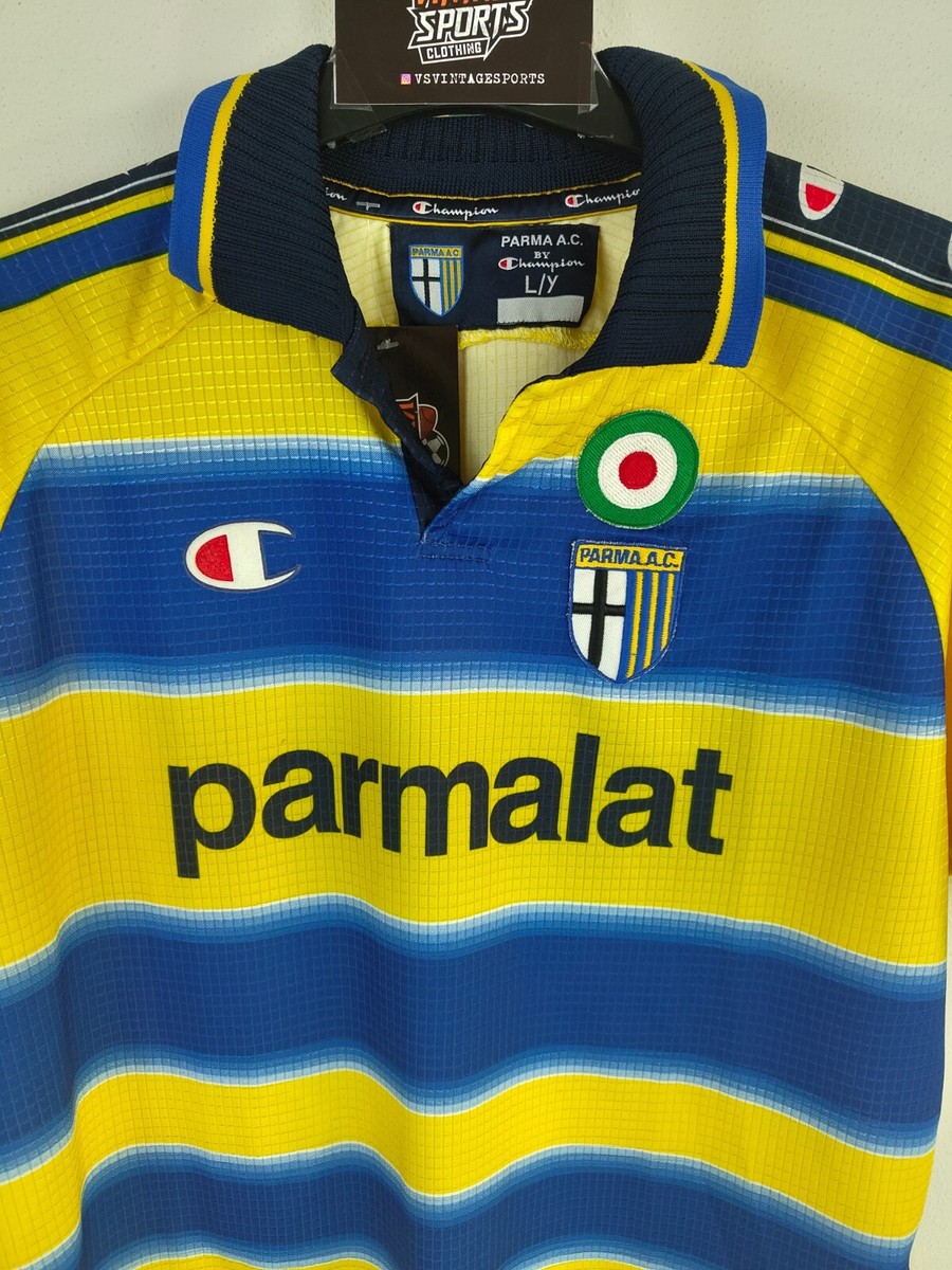 Vintage AC Parma Calcio Football Home Shirt 1999-2000