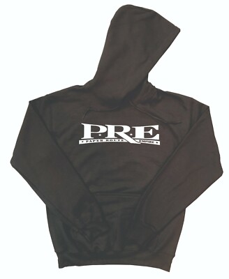 Young Dolph Hoodie Paper Route Empire Black w/ White Print