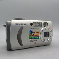 Samsung Digital Camera Digimax 240 2.0MP Silver Tested