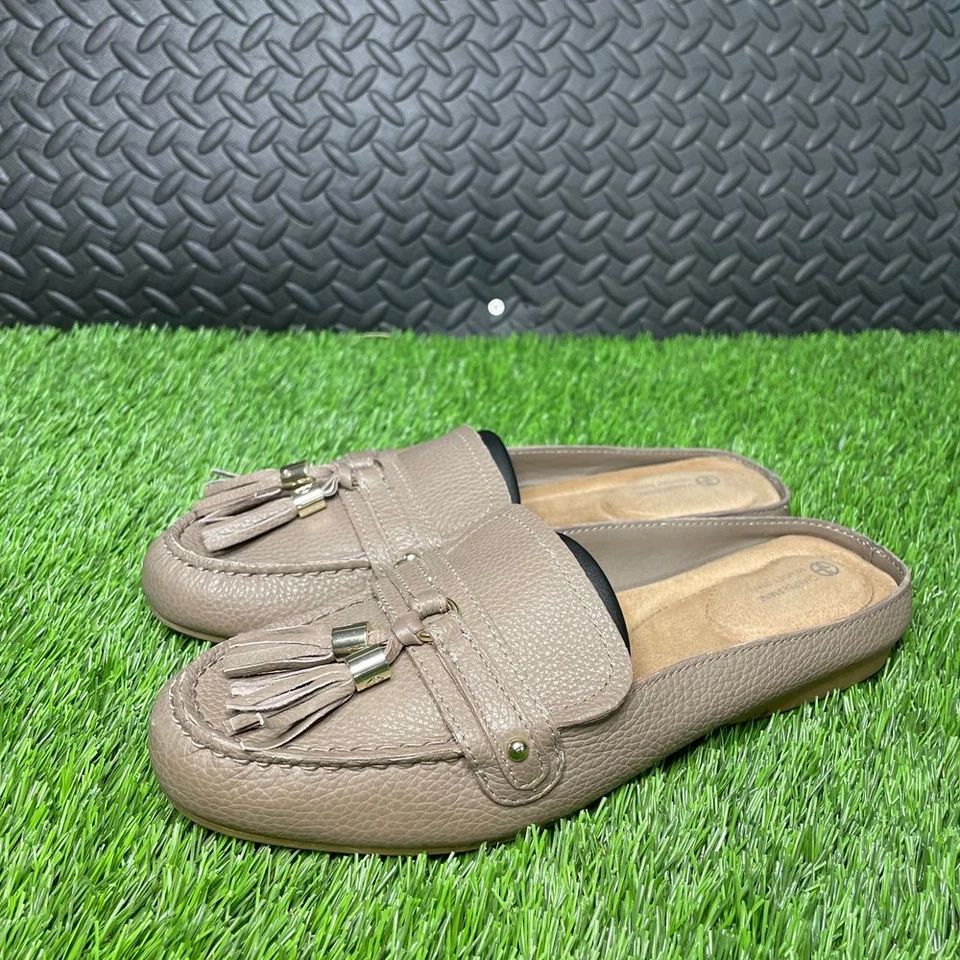 Mocasines cómodos de uso informal marrón tostado de espuma viscoelástica Giani Bernini para mujer talla 7,5 Foto 3 de 4