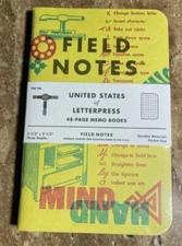 Field Notes United States of Letterpress Series C Sealed Pack of 3 - FNC-48c