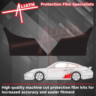 Rear Wheel Arch Stone Guard Pre-cut PPF Paint Protection Film Kit for Porsche 911 991 Turbo S - UK