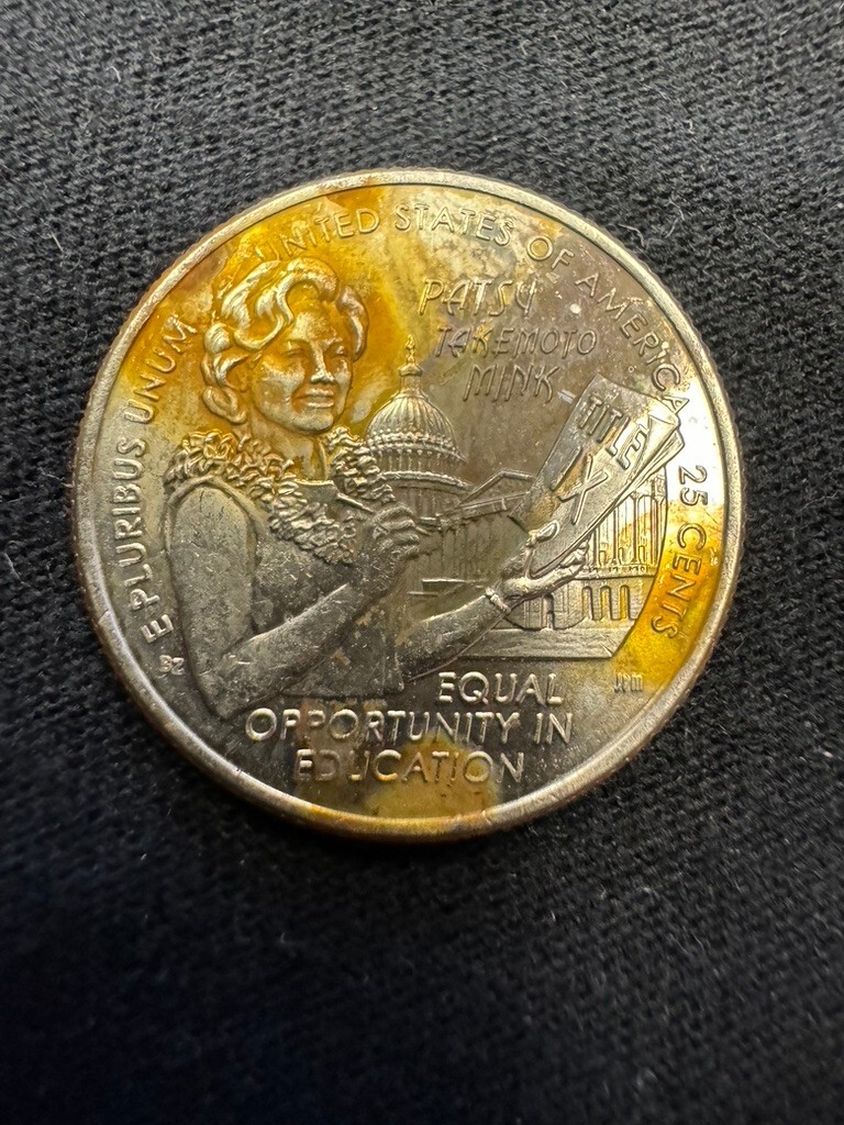 2024-P Patsy Takemoto Mink Quarter Clad Layer Error on Reverse