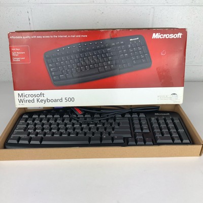 Microsoft wired keyboard 500 (805529988484)