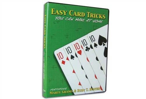 Easy Card Tricks You Can Make At Home, with Marty Grams and Rudy T Hunter  DVD