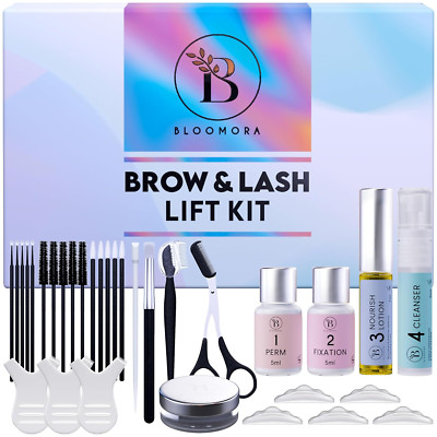 Lash Lift Kit & Eyebrow Lamination Kit, 2-In-1 Solution, at Home Brow Lamination