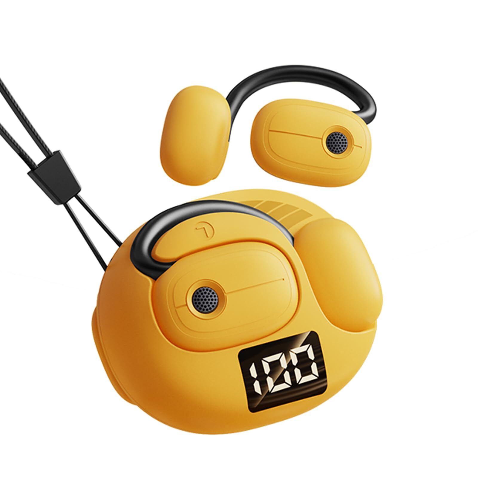 Wireless Bluetooth Open-Ear Headphones with Bone Conduction AI Sound Technology  