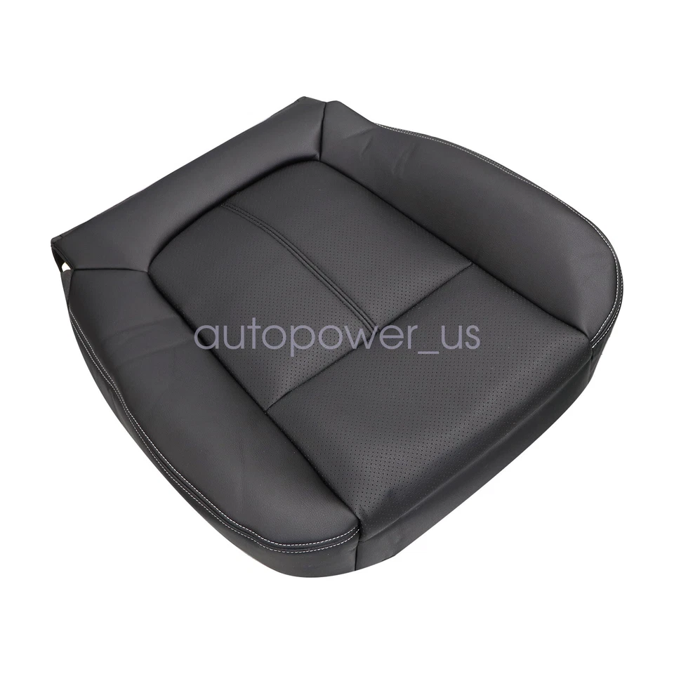 Replacement For 2011-2016 Ford F550 Super Duty Front Perforated Seat Cover Black Foto 3 de 4