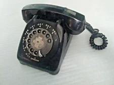 Vintage Rotary Dial Automatic Electric Monophone Telephone Leich Electric Phone 