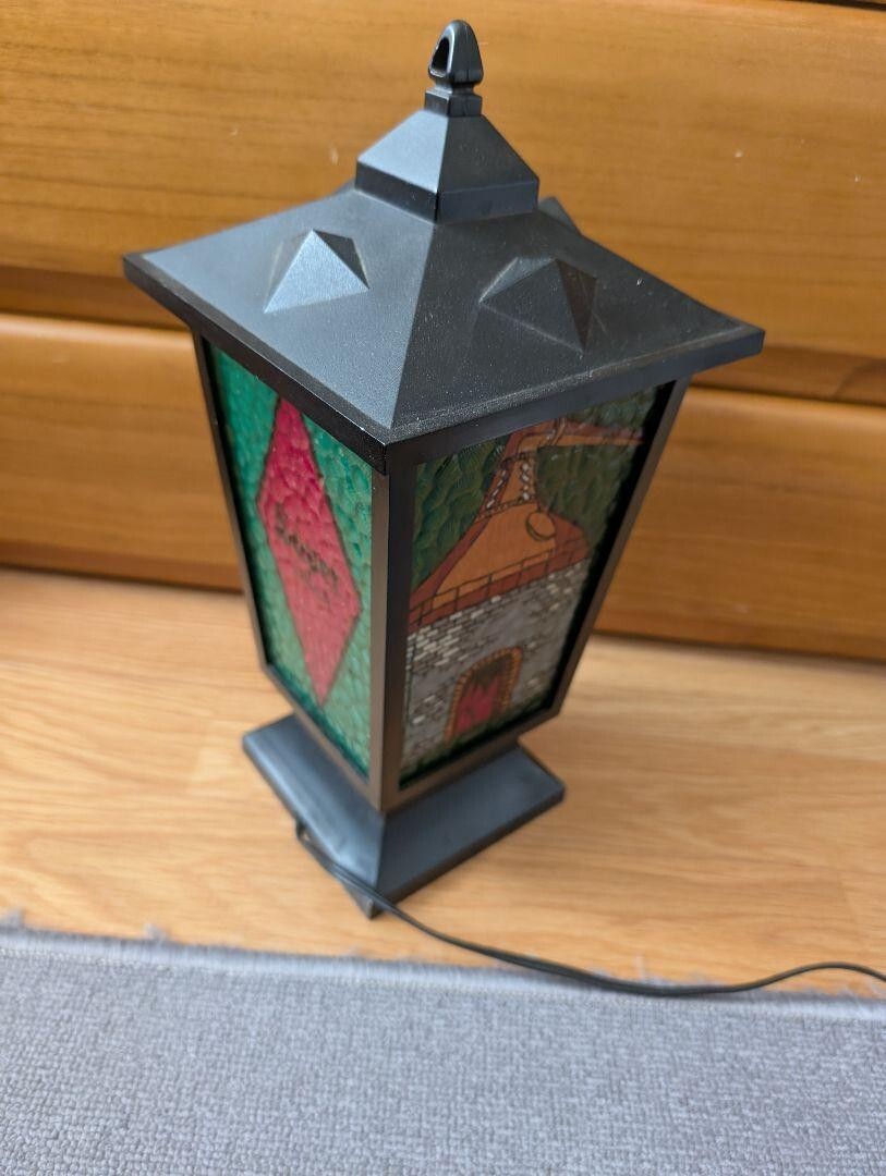 Super Nikka Whisky Lamp Lantern Limited Edition Stained
