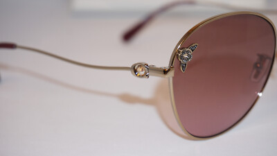 Coach Hc7097b 900514 Light Gold Round Metal Women display picture 2