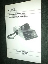 New Regency RH256 / RU156 SCANNER Original instruction Manual