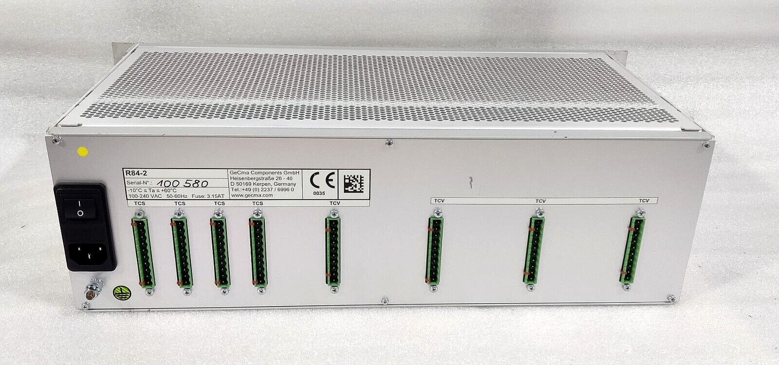 Gecma R84-2 Fuente de Alimentación para Barro Mezcla Control Sistema KVM Unidad