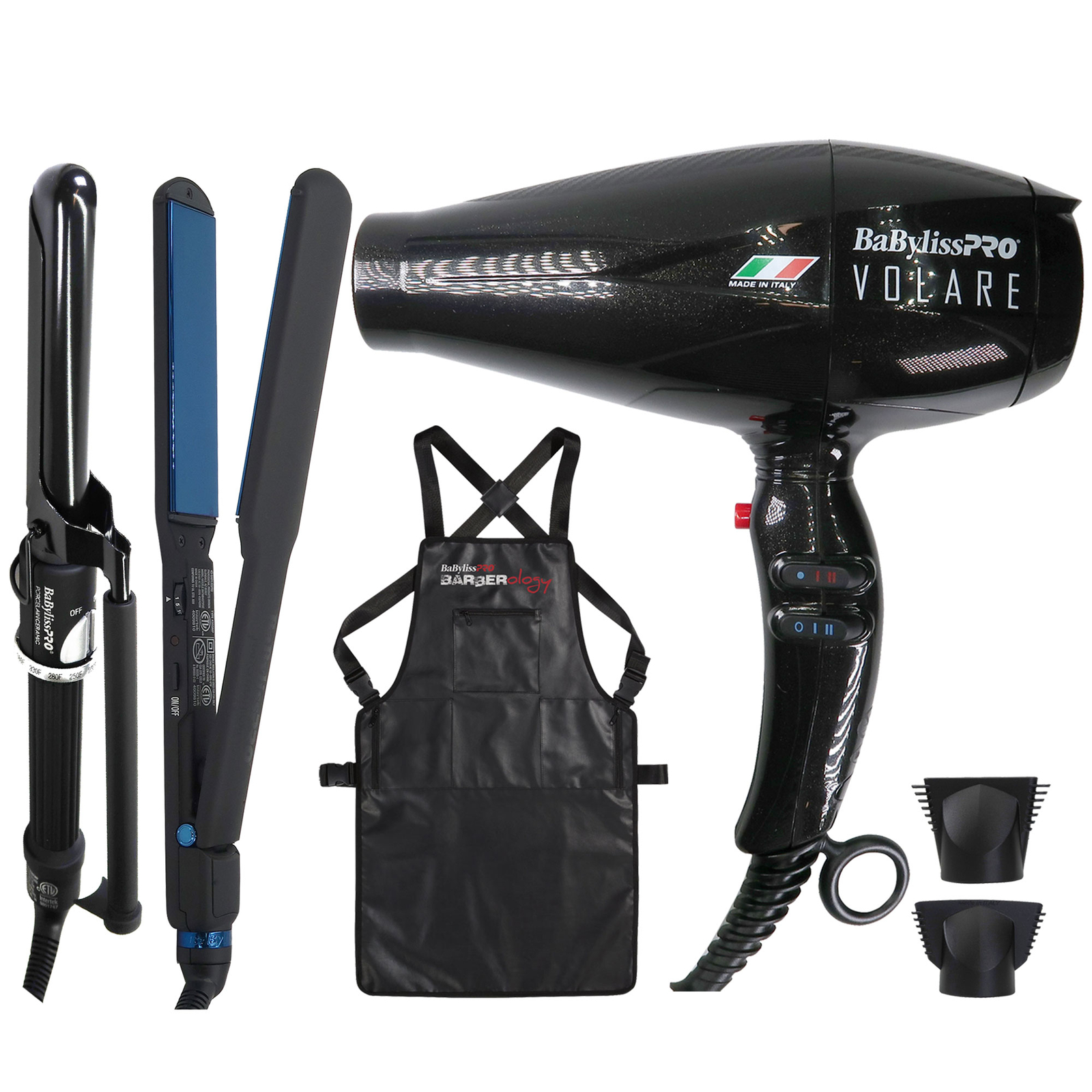 Фен для волос BaByliss Pro Volare Nano Titanium итальянского производства #BVOL1 в комплекте