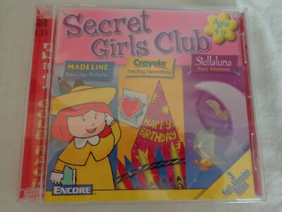 Secret Girls Club Ages 4-9 by Encore 3 Full Version Titles (#3096/101)