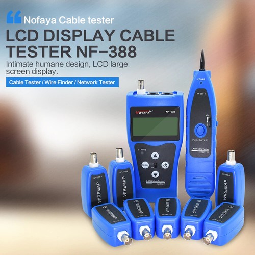Noyafa NF-388 Network Cable Tester RJ45 Cable Tracker Detector RJ45+RJ11+BNC - 第 1/4 張圖片