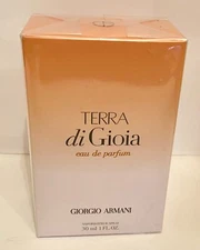 Giorgio Armani TERRA  Di Gioia Eau Di Parfum 1.0 oz/30 ml New in Box Sealed