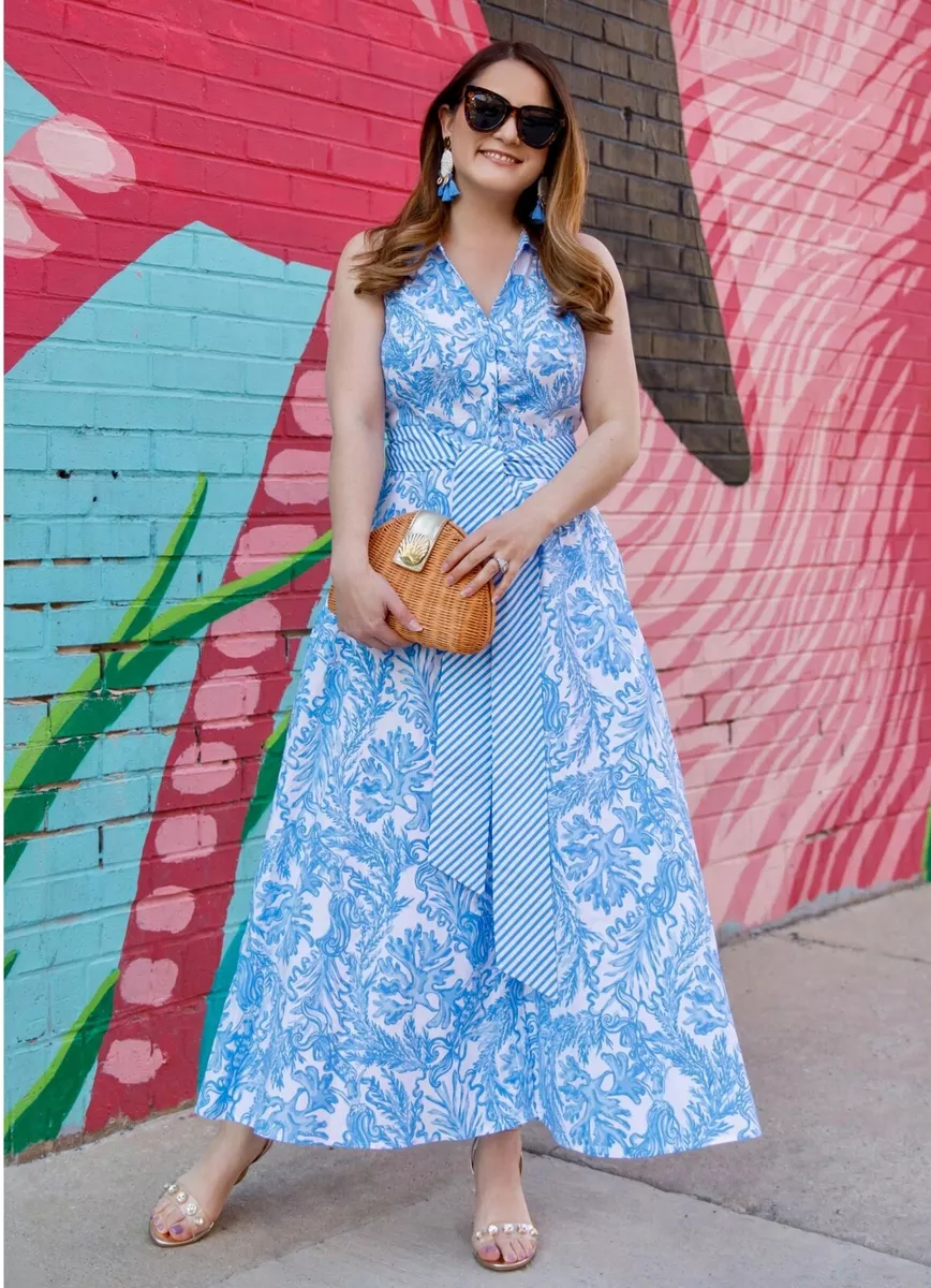 Lilly pulitzer light blue clearance dress