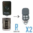 2 x Guardian 21230 21230L Garage Door Compatible Remote