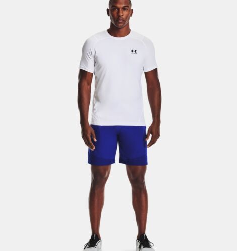Under Armour HeatGear Men's Fitted Short Sleeve Baselayer Size XL White - Picture 6 of 6