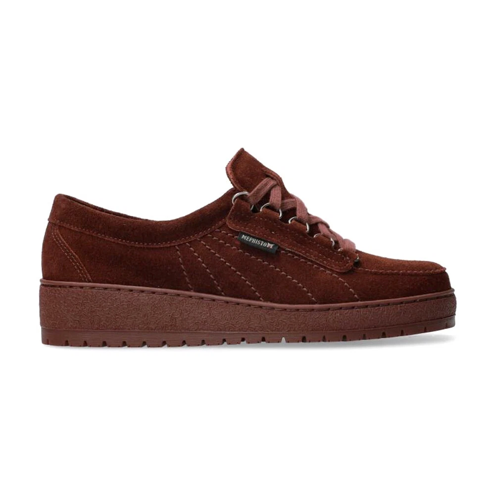 Mephisto W US8.5/EU38.5 Lady Velour Leather Women's Comfort Lace Up Shoe Medoc
