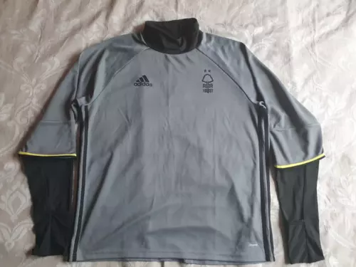 adidas nottingham forest climacool training top 2013-18 grey adults size XL