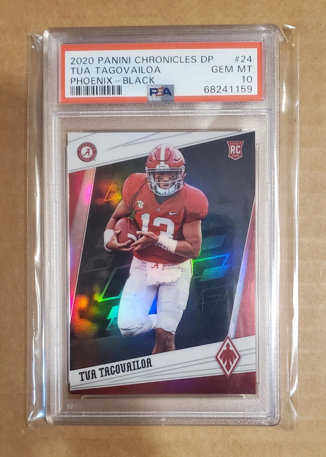Tua Tagovailoa Panini Chronicles Draft Picks Phoenix #24 Black