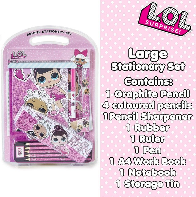 lol deluxe stationery set