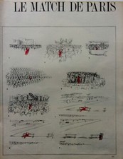 DESSIN  EN COULEUR   PAR SEMPE   ANNEE 1964   M386