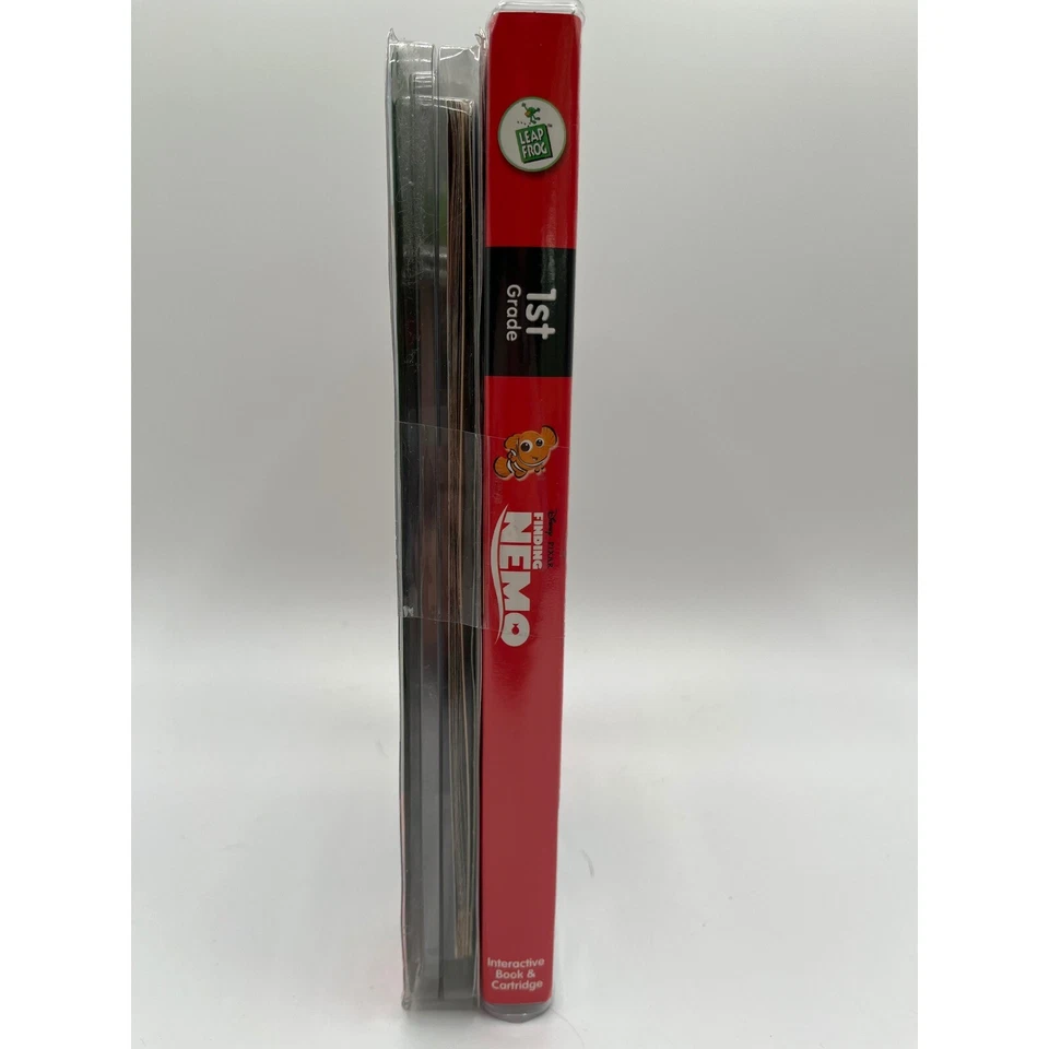 LeapFrog LeapPad 1st Grade Dinosaur & Nemo Interactive Books Cartridges Cards - Image 3 of 4