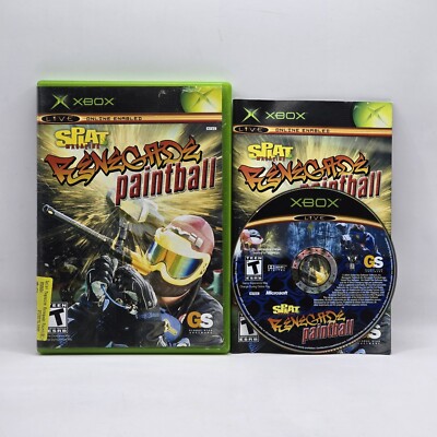 Splat Magazine Renegade Paintball (Original Xbox) Complete