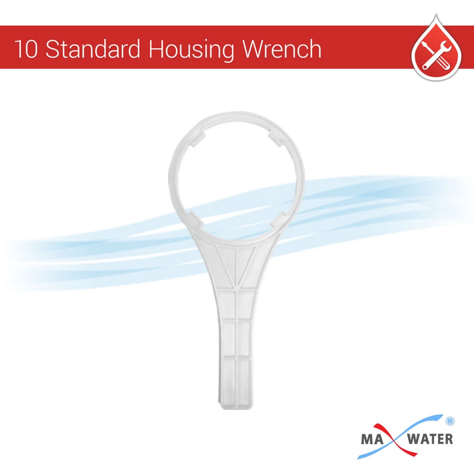 1stage 10" Whole House Tannin/Nitrate Reduction Filter with White Filter Housing - Image 4 of 4