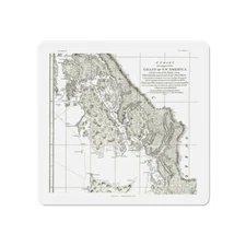 America - NorthWest Coast (1899) (Map) Refrigerator Magnet