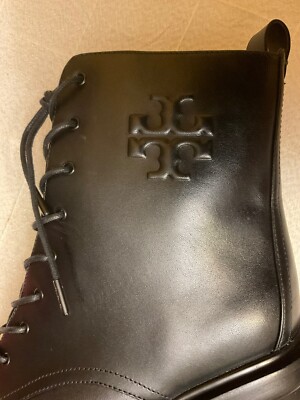 Tory Burch Double T Lug Ankle Heeled Boots Sz 9.5 $ 458 | eBay