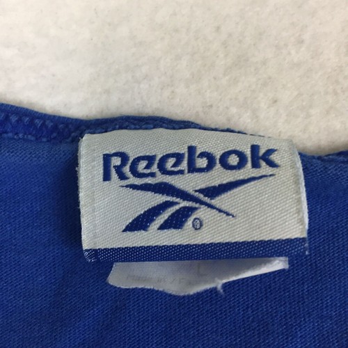 Men's Reebok Logo Blue Tank Top T-Shirt Size Large - 第 5/8 張圖片