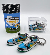 Low SB Dunk mini shoe keychain Ben Jerry's Chunky Dunky Hand-Crafted