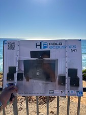 Halo Acoustics M1 7.1 Channel Home Theater Speaker System, HDMI, 2600W, Black