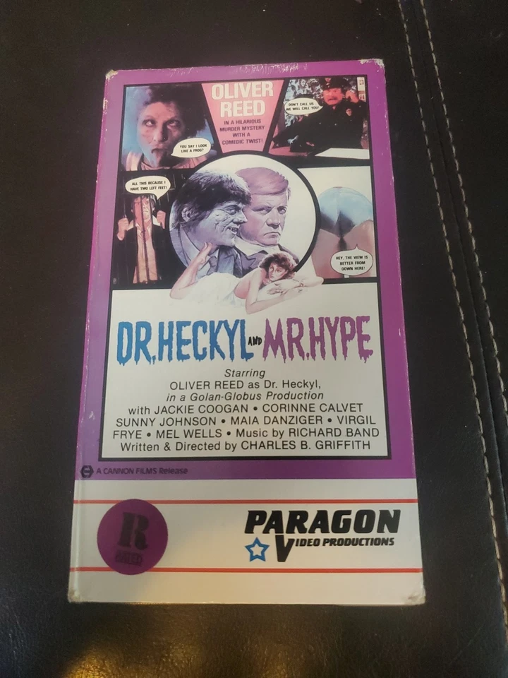 DR. HECKYL AND MR. HYPE PARAGON 1st VHS Release 1982 HORROR CULT