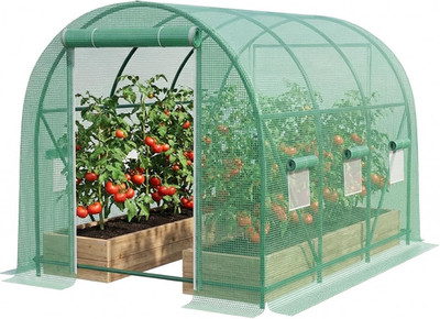 10×7×7 FT Greenhouses for Outdoors Heavy Duty, Large Walk in Green Houses for ou