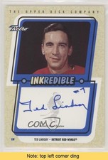 1999-00 Upper Deck Retro Inkredible Ted Lindsay #TL Auto HOF READ l7u