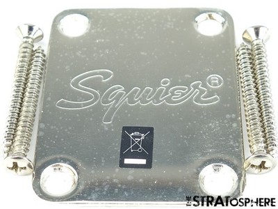 Fender Squier Classic Vibe 60s Mustang Series NECK PLATE, Guitar Parts Nickel