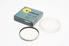 Canon 55mm Silver UV filter, Boxed, in jewel case