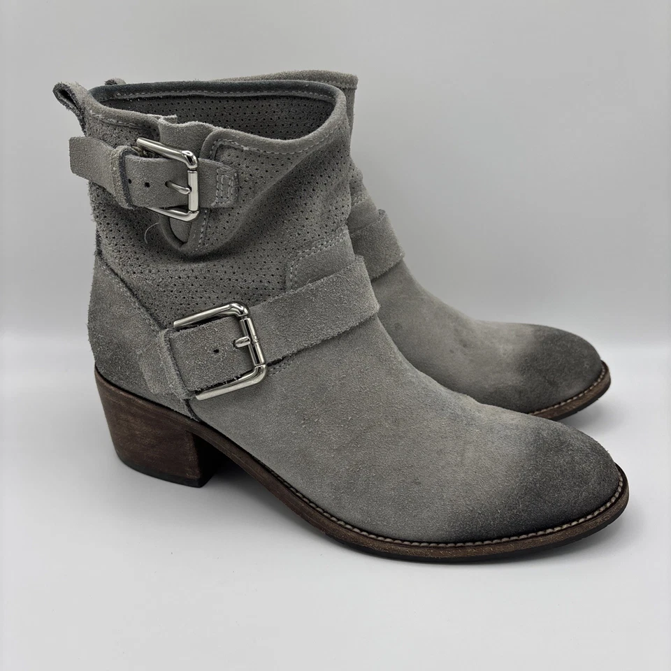 Donald J. Pliner Botines Hebilla Cuero Envejecido 7.5 M Mujer’s  Foto 3 de 4