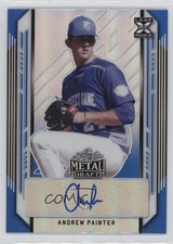 2021 Leaf Metal Draft Blue Rainbow 22/35 Andrew Painter #BA-AP1 Auto 0e3u